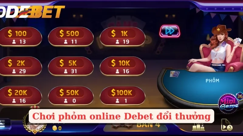 Phỏm Online Debet - Cách Chơi Đơn Giản, Đổi Thưởng Cực Nhanh