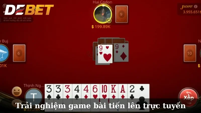 Chơi tiến lên game bài đổi thẻ cào