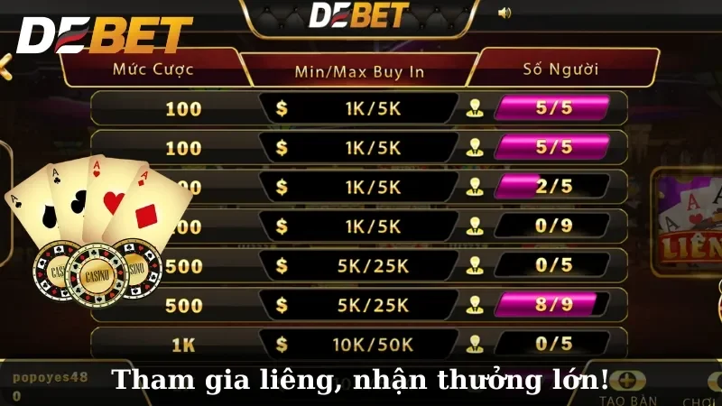 liêng online đổi thưởng