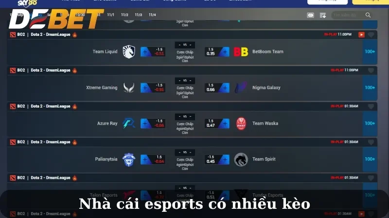 Nhà cái esports uy tín nhất