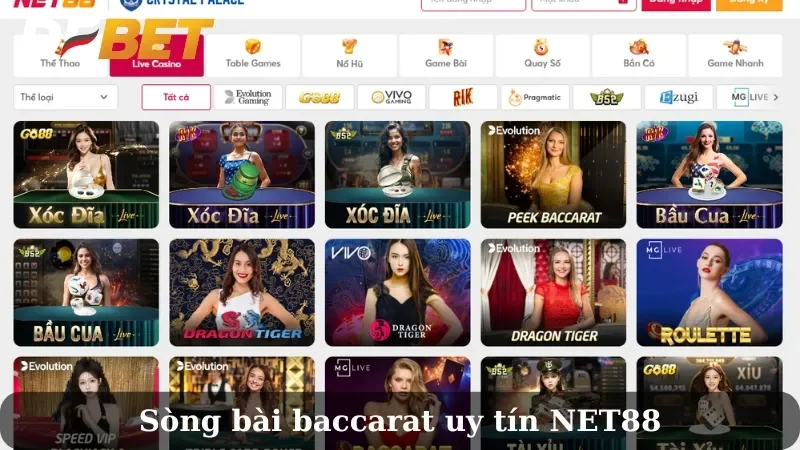 chơi baccarat online