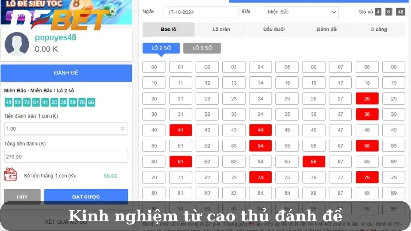 Trang đánh lô đề online uy tín